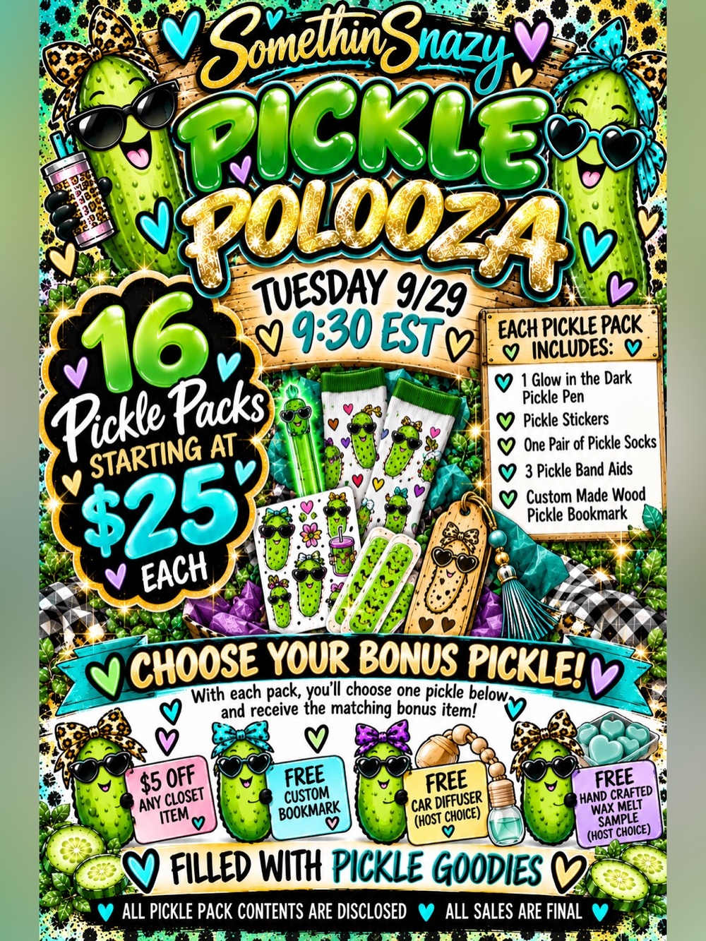 Pickle POLOOZA BAGS!